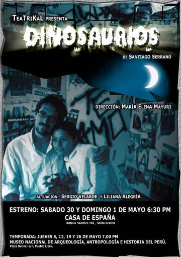 Dinosaurios - Santiago Serrano- Peru Grupo Teatrikal 2005